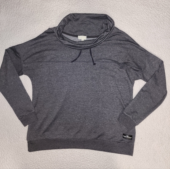 Simply Southern Tops - Like New Simply Southern Cozy Grey, Cowl Neck Sweatshirt